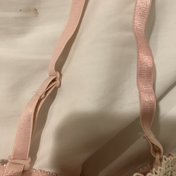 Dusty rose matching bra and thong set 36B Rampage - Picture 5 of 16